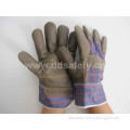 Brown Furniture Leather Rigger Work Gloves (DLF409)